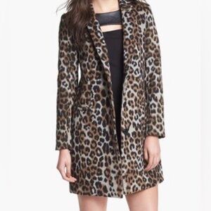 BB Dakota Leopard Long Coat